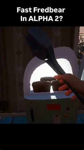 Hello Neighbor Funny Moments FASTEST FREDBEAR IN ALPHA 2? #helloneighbor #memes #shorts #glitches