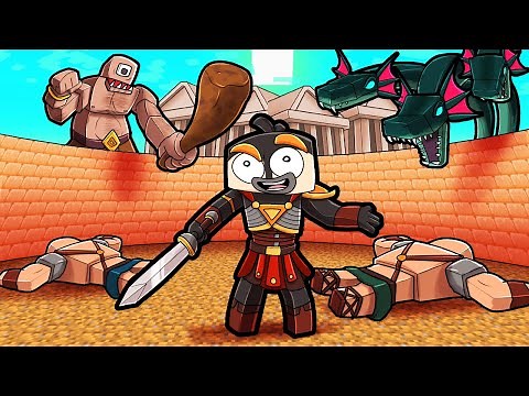 Ancient GLADIATOR Survival! (Minecraft)