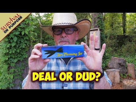 Testing The Cheapest Throwing Knives On Amazon - Sharp Saturday