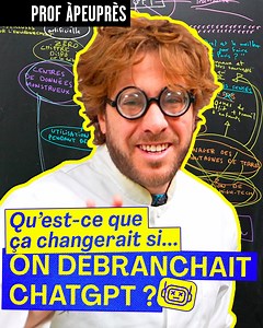 222 reactions · 129 shares | "Que devient le prof Àpeuprès ? A-t-il sombré dans le crack ?" : si vous avez posé la question à ChatGPT, c'est bien aimable, mais c'est pas très responsable. Le prof APP est de retour et il s'attaque à ChatGPT 烙 | URBANIA FR | Facebook