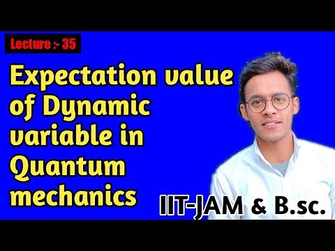 Quantum mechanics(lecture-35) Expectation value in quantum mechanics, expatiation value of variable