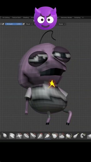 Sickly Pim #blender #mogged #smilingfriends