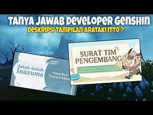 Design Itto sudah ada ?? Tanya Jawab Developer Genshin & Seluk Beluk Tsurumi Island