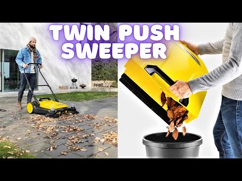 Best Push Sweeper : Kärcher Twin Push Sweeper — Why Use A Sweeper Broom vs Sweeper