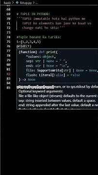 Tuple in python#tupleinlist#python#listandtuple#coding #programminglanguage #viral #viralvideo #code