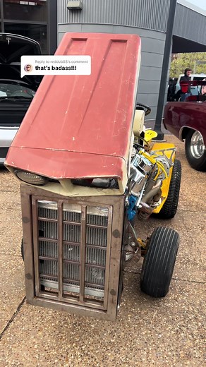 V8 Ford 302 Cub Cadet Tractor at Cars and Coffee Event