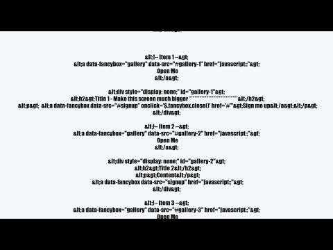 Fancybox close existing popup