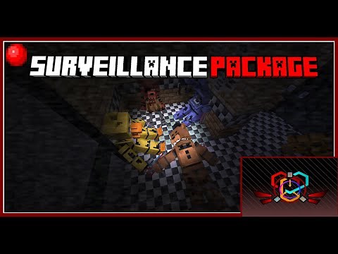 FNAF CAMERAS IN MINECRAFT - surveillance package mod showcase