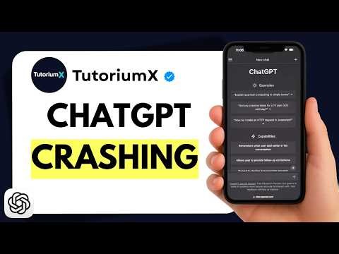 How to Fix ChatGPT App Crashing | ChatGPT App Not Working Fix
