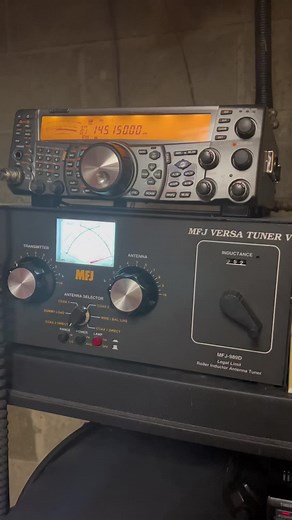 The ham shack #amateurradio #radio #shortwave