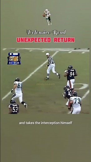 NFL Interception Return | Keith Traylor Takes It 67 Yards vs Jacksonville Jaguars (2002)