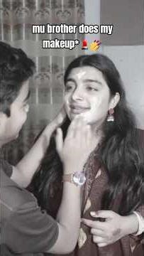 my brother does my makeup* and this happen!!🤦‍♂️😢