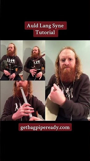 Bring in the New year with Auld Lang Syne! (Beginner Bagpipe Tutorial Available) #bagpipes