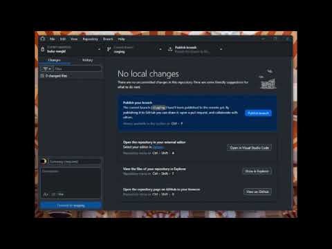 Create New Branch on Github Desktop