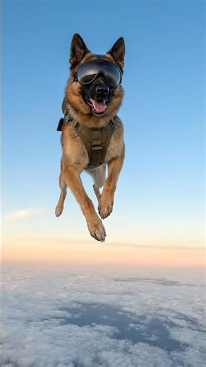 The Truth About K9 Parachute Jumps (Not What You Think) #k9 #skydiving #parachute