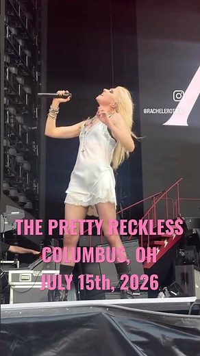 ‪@tprofficial‬ The Pretty Reckless. ‘Witches Burn’ & ‘Make Me Wanna Die’ live. Columbus, OH. 7/15/26