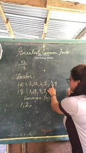 105K views · 6.8K reactions | Greatest Common Factor #msrizateachingmath | Ms. Riza Teaching Math | Facebook