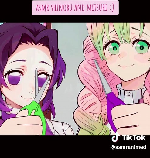 ASMR with Shinobu and Mitsuri from Demon Slayer