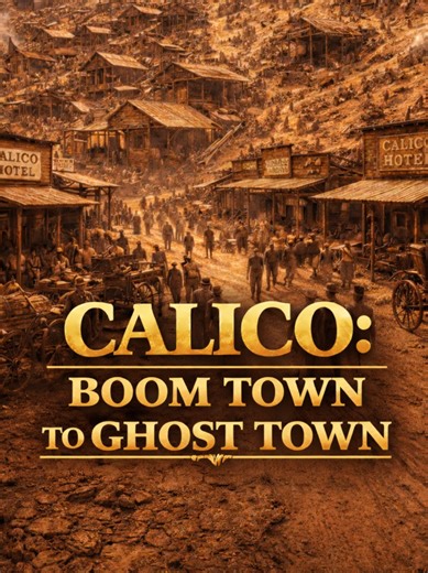 CALICO: BOOMTOWN TO GHOST TOWN Ghost towns don’t die quietly. They collapse. Hidden California History Real California History Erased Native Voices Indigenous California Truth Mission System Truth Calico Silver Boom Mojave Mining #CaliforniaBuriedHistory #HiddenCalifornia #RealCaliforniaHistory #Calico #OldWest