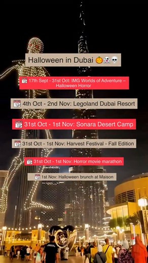 8.8K views · 419 reactions |  Halloween in Dubai 2025 — the...