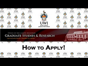 How To | Apply for Higher Degrees and Programmes | Office of Graduate Studies and Research