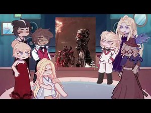Hazbin Hotel Angels react to doom slayer | Lucifer | Gacha life 2