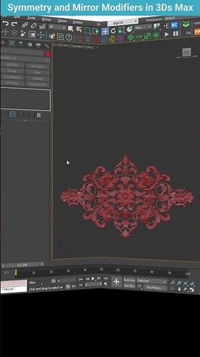 Symmetry vs Mirror in 3Ds Max – Modeling Techniques #shorts #3dsmax #symmetry #mirror