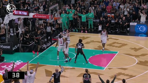 Watch [Highlight] Wembanyama emotional after big comeback for the Spurs | Streamable