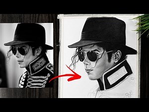 Michael Jackson Realistic Drawing Tutorial | Hyper Realistic Pencil Sketch