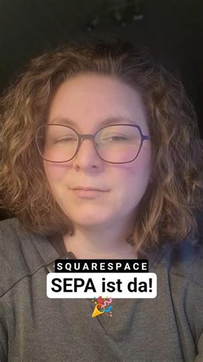 Squarespace jetzt hat SEPA on Board 🙌