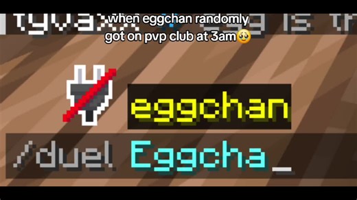 dueled him TWICE and LOST both times😭😭😭😭💔✌️ #eggchan #unstableuniverse #unstablesmp #minecraft #minecraftpvp
