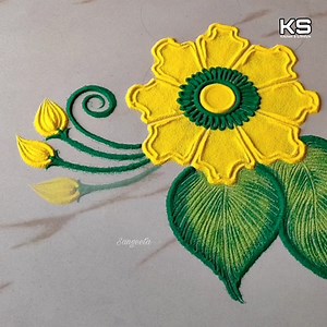 From Blank to Beautiful: Satisfying Rangoli Art in Action! | Indian Rangoli Art