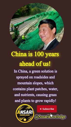China’s Amazing Green Technology Is Changing Roadsides! 🌱🇨🇳 | Future of Eco Engineering