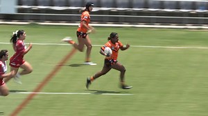 Gun centre Relna Hosea kickstarted her Harvey Norman Under 19 season in style, running in a hat-trick against the Redcliffe Dolphins in Round 1 😮‍💨 | QRL - Queensland Rugby League