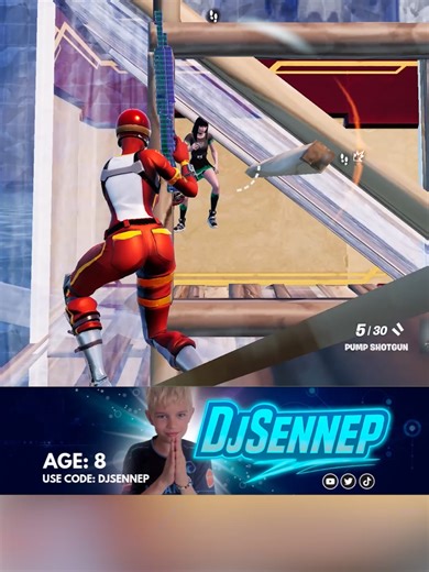 De havde INGEN CHANCE mod 8-årig! 😳🔥 #fortnite #fortniteclips #gaming #epicpartner