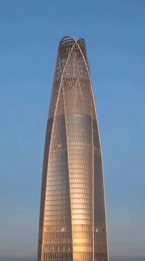 Abdulrahman Haffar on Instagram: "**Discover the Tianjin CTF Finance Centre by @skidmoreowingsmerrill** 🌟 Rising 97 stories, this architectural masterpiece is the tallest building in the world with fewer than 100 floors. A true icon of mixed-use design, it combines Class-A offices, 300 luxury apartments, and a five-star hotel, redefining urban living and functionality. Completed in 2019, this gem in Tianjin, China, is a testament to innovation and elegance. 🎥 Video Credit: @jasvant_singh_2.0 �