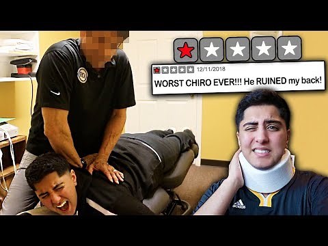 Going to the WORST REVIEWED CHIROPRACTOR in my City! *ADJUSTMENT GONE WRONG*