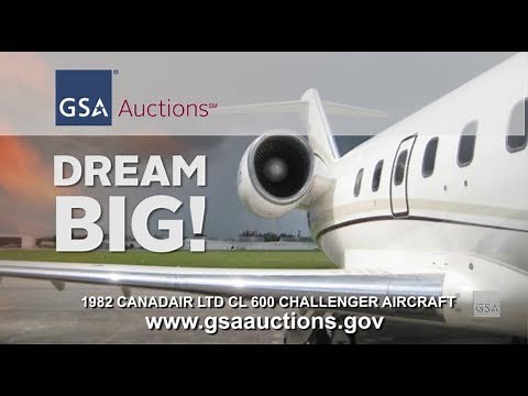 GSA Auctions: 1982 Canadair LTD CL600 Challenger Aircraft