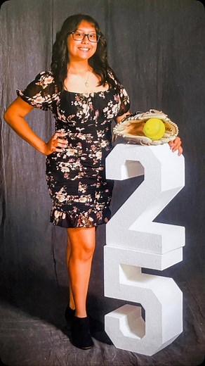 name: Alena nickname: lena role model: mom🌸💘 what i will be doing next year: next year i will be going to chaffey to major in psychology😇 favorite summit sb memory: initiation day! something you don’t know about me: i have a dutch bros obsession🧋☕️ @alenaj42 Alena has been a part of the program for 4 years, she plays 2nd base on Varsity who bats left and throws right. She is someone who loves her girls and enjoys playing softball. She has a hard time staying verticle on the field but when sh