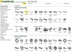 New McMaster-Carr site