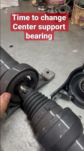 Time to change my driveshaft center support bearing #howto #driveshaft