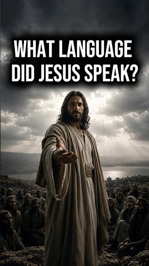 What Language Did Jesus Really Speak? #jesus #bible #shorts