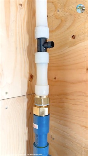 PEX-A Tee Installation | Expansion Fitting #shorts