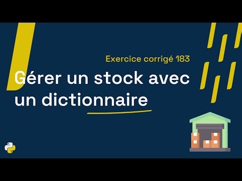 Corrected exercise 183: Program that manages and analyzes a multi-store stock with a dictionary