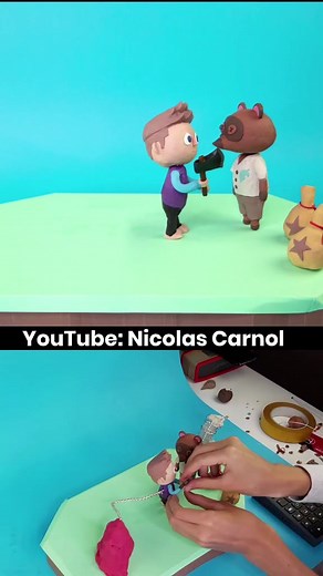 Découvrez le petit making of d'Animal Crossing en stop motion