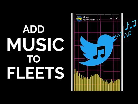 How to Add Music to Twitter Fleets (Create Fleets Tutorial)
