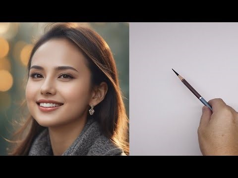 how to draw portraits from photos for beginners | Easy Portrait Drawing Tutorial