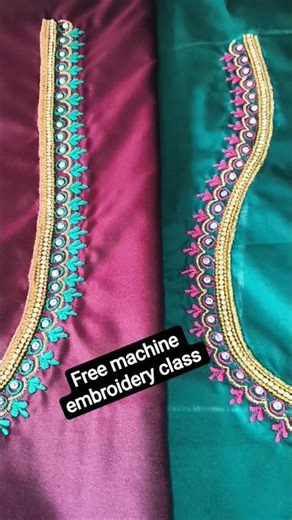 Beautiful machine embroidery designs #short