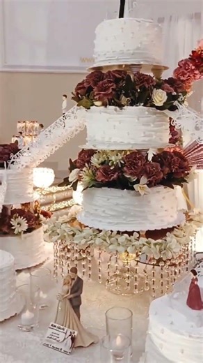 Royal wedding cake table decoration ideas DIY ideas #trending #shorts