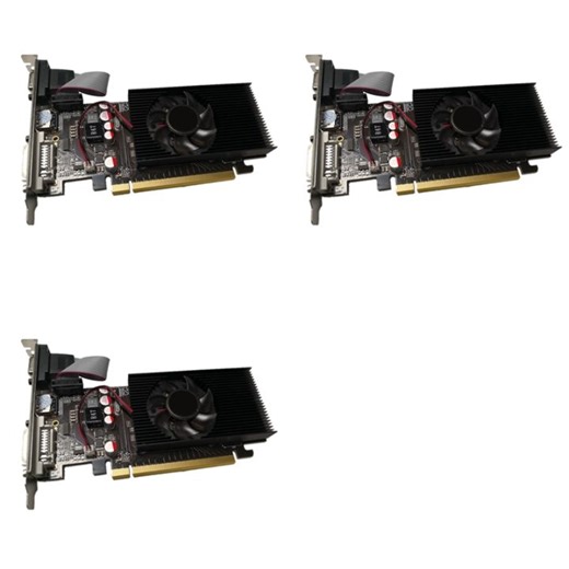 [zixin4]3X GT210 1GB DDR2 64Bit Graphics Card PCIE 2.0 GPU -Compatible DVI VGA Desktop Video Card | Lazada PH